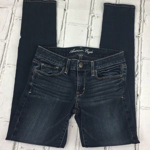 American Eagle Low Rise Stretch Skinny Jeans Sz 6